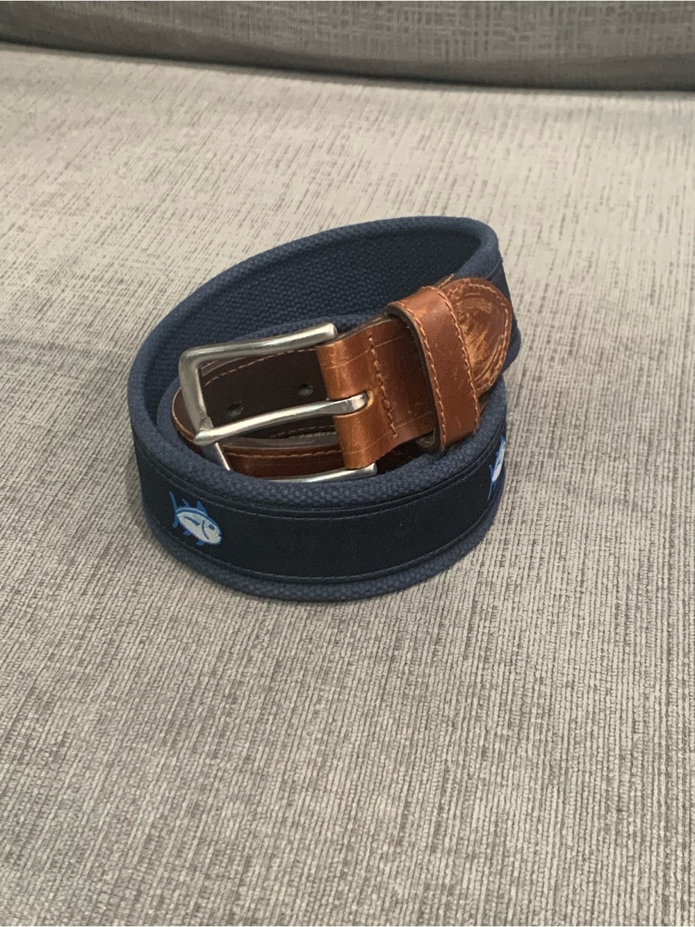 Southern Tide Men's Skipjack Ribbon Belt 32